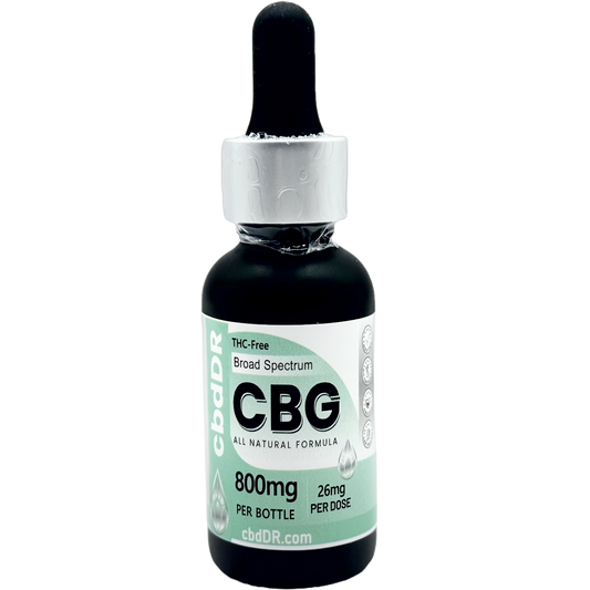 800mg CBG-Rich Tincture Anti-Inflammatory and Energy