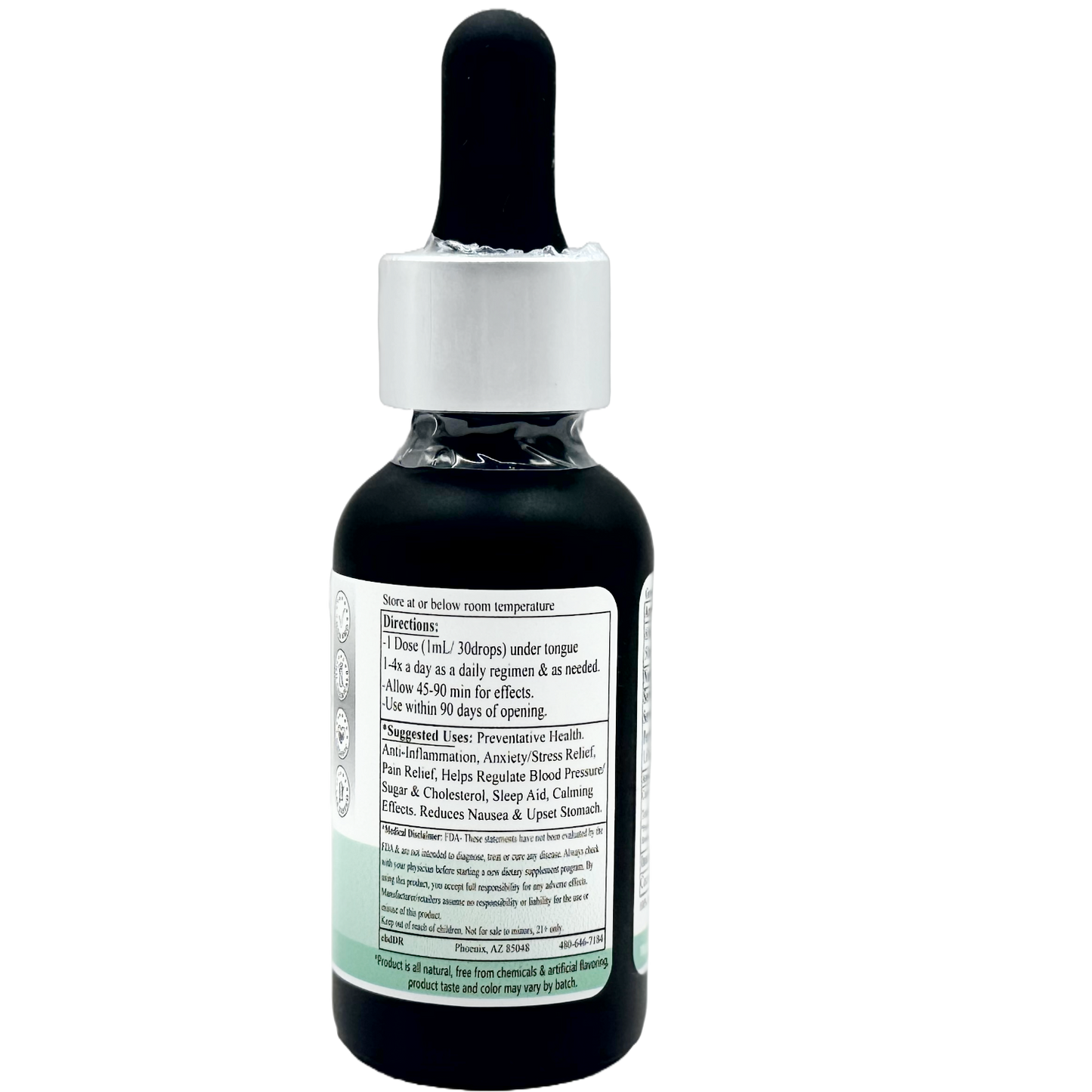 800mg CBC-Rich Tincture Anxiety & Stress Relief