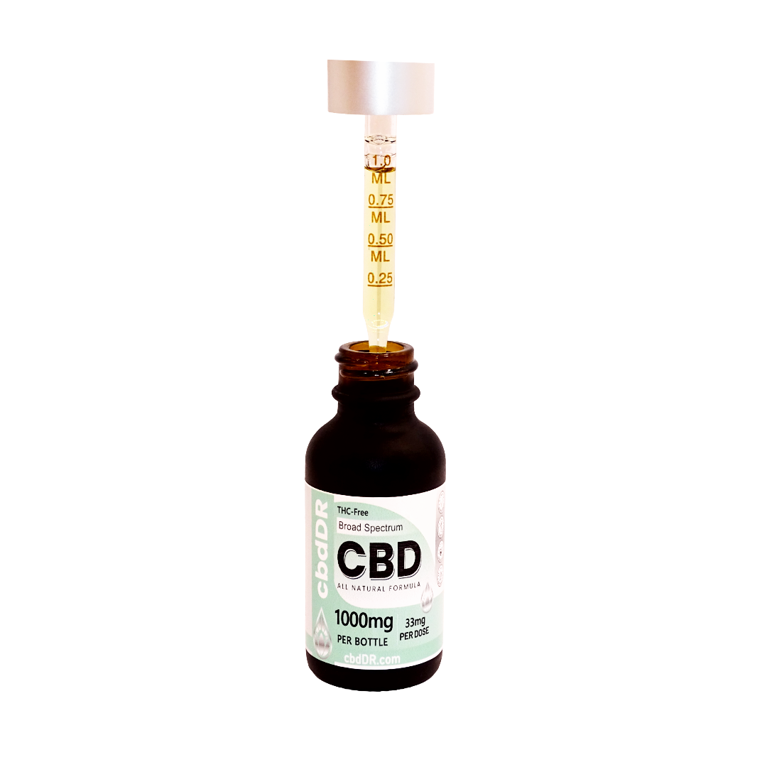 1000mg CBD-Rich Tincture | Broad Spectrum | Zero THC