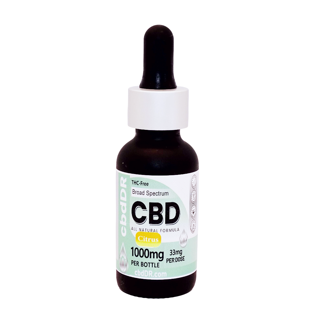 1000mg CBD-Rich Tincture | Broad Spectrum | Zero THC