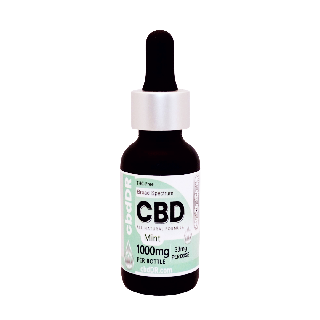 1000mg CBD-Rich Tincture | Broad Spectrum | Zero THC