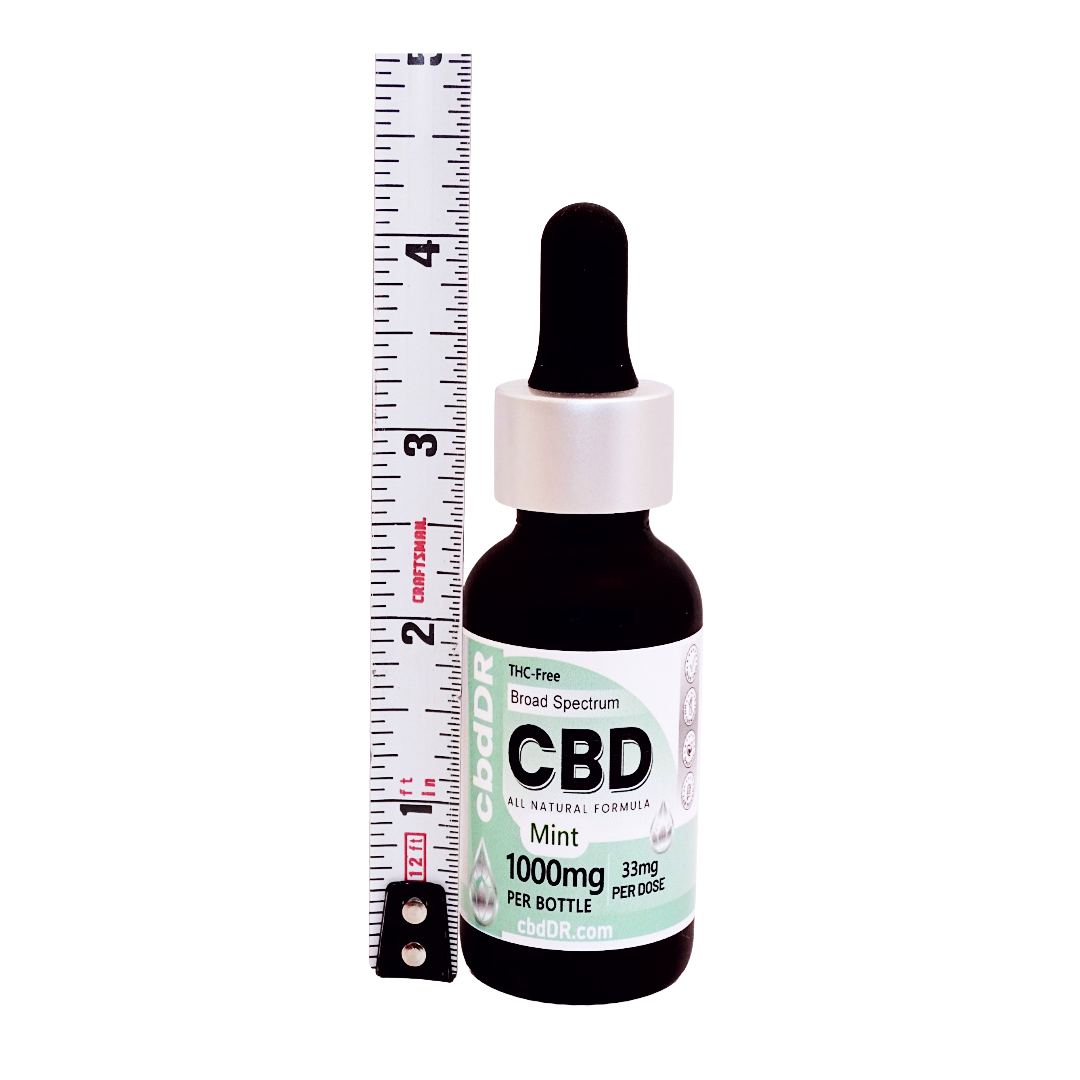 1000mg CBD-Rich Tincture | Broad Spectrum | Zero THC