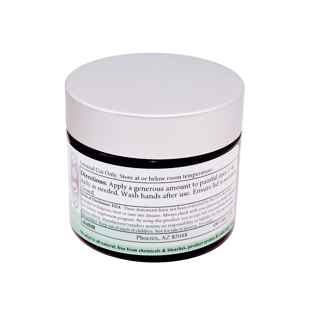2500mg Eucalyptus CBD Soothing Balm | Topical Broad Spectrum | Zero THC
