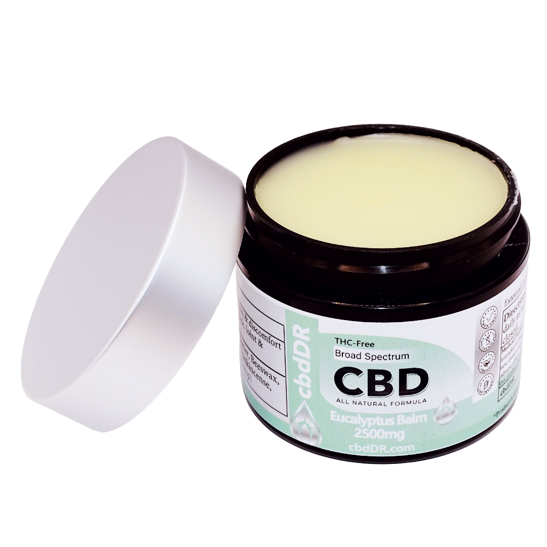 2500mg Eucalyptus CBD Soothing Balm | Topical Broad Spectrum | Zero THC